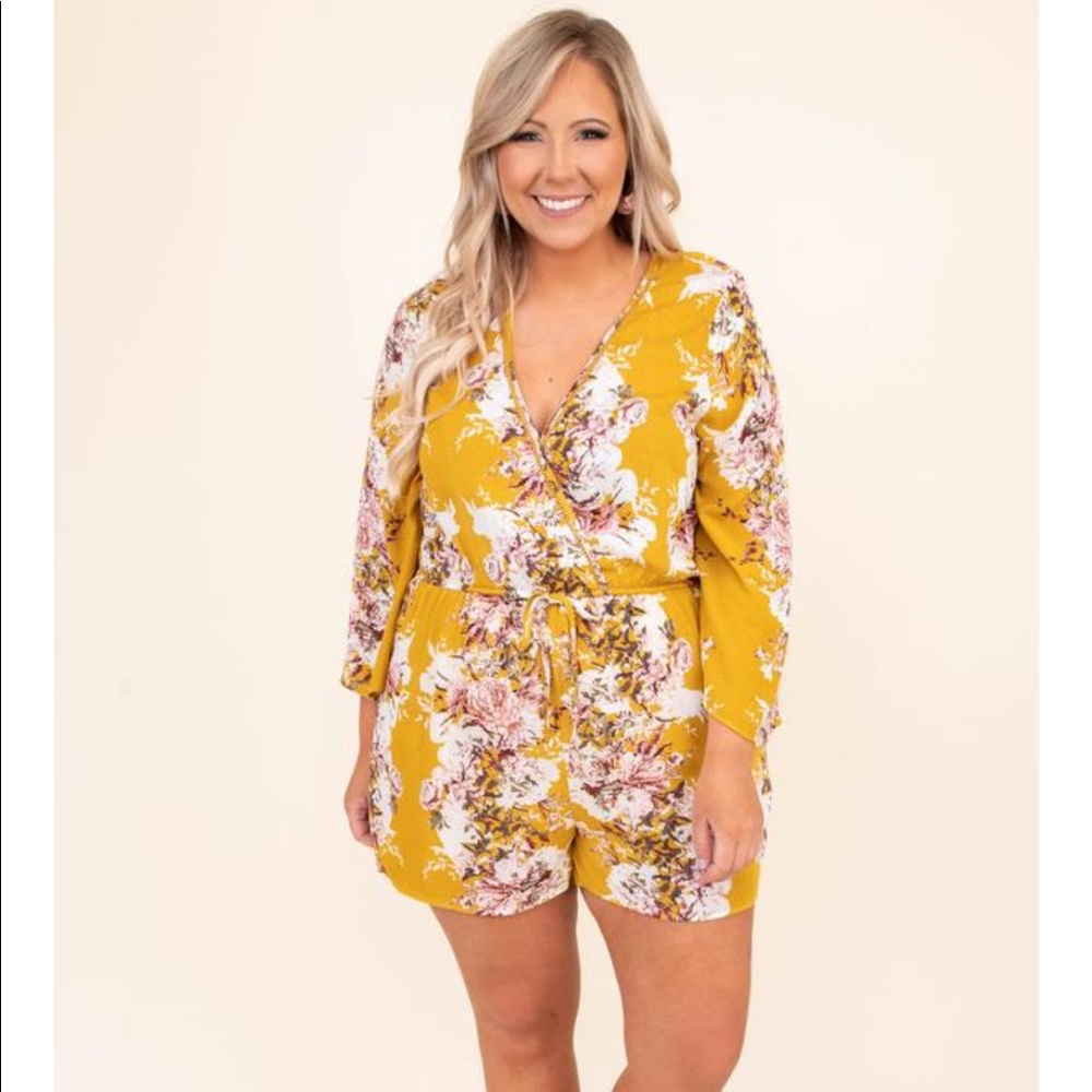 Yellow romper